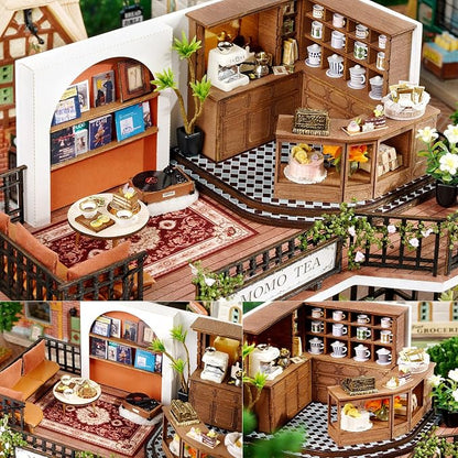 TuKIIE DIY Miniature Dollhouse Furniture Kit, 1:24 Scale Creative Room Wooden - Image 3