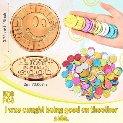 Jerify 500 Pcs I was Caught Being Good Coins - Image 2