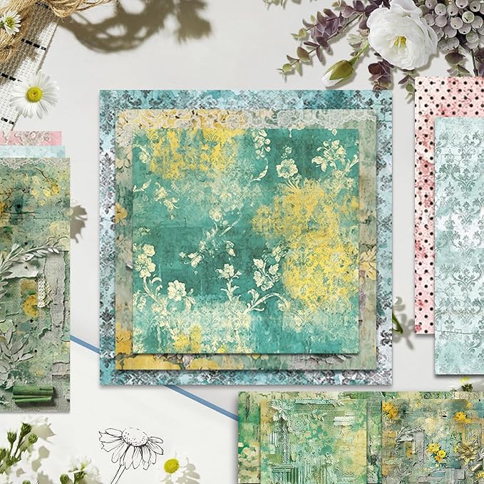 Scrapbook Paper 12x12 inch, 24 Sheets DIY Origami Decorative Craft, Double - Image 7