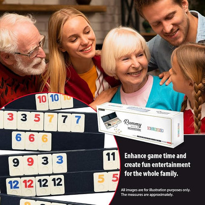 ERLLE - 106 Rummy Tiles Game Set - Image 4