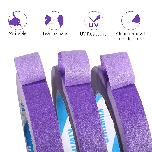 Purple Painters Tape, DIY Crafting, Decoration and School Projects - Image 5