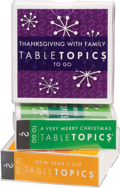 TableTopics Holiday Conversation Pack Card Game - Image 3