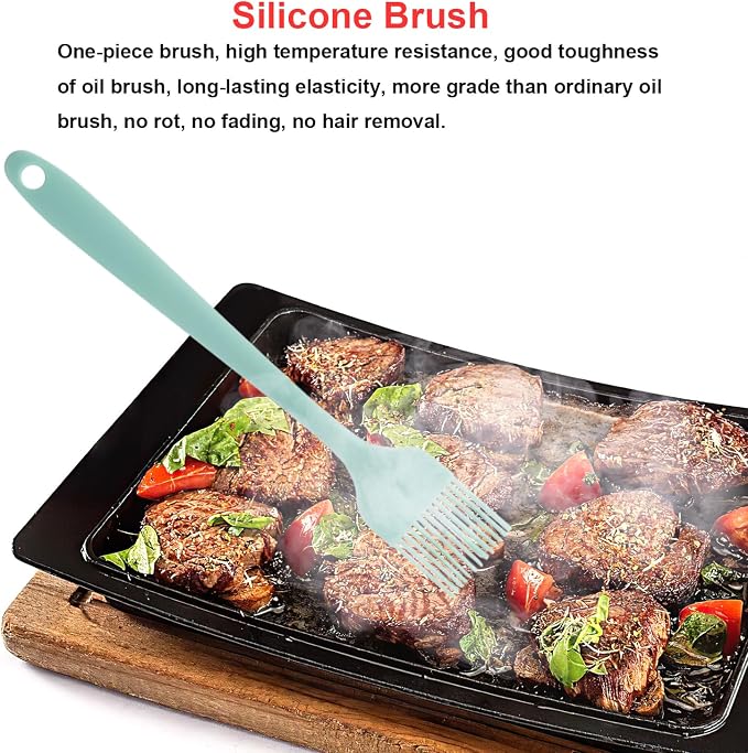 Silicone Spatulas Set, Rubber Spoon Spatula Heat Resistant Spoonula One Piece - Image 4