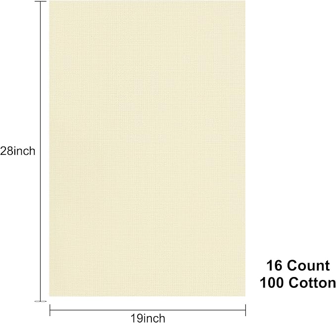 Aida Cloth 16 Count Cross Stitch Fabric - Image 2