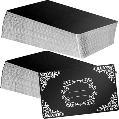 weparmeety 100 Pcs Metal Engraving Blanks Aluminum Sheet Laser Engraving by weparmeety