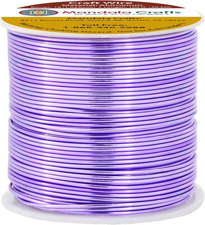 Mandala Crafts 18 Gauge Anodized Aluminum Craft Wire by MandalaCrafts