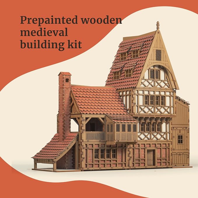 Guild Hall - DIY Wooden House Building Kit - Image 4