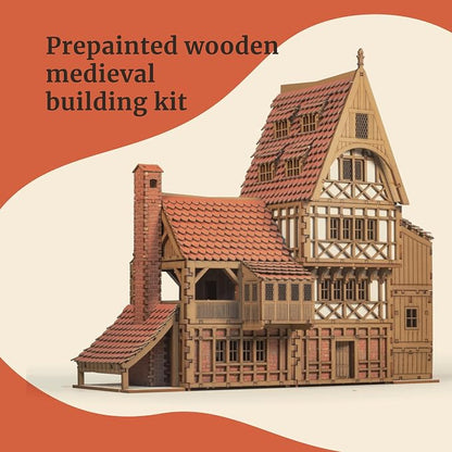 Guild Hall - DIY Wooden House Building Kit - Image 4