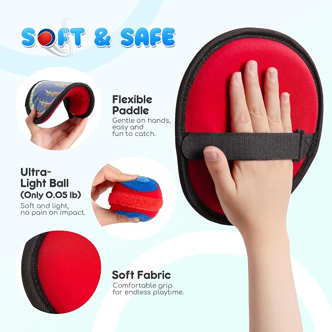 Playzap Toss and Catch Ball Set - Image 3