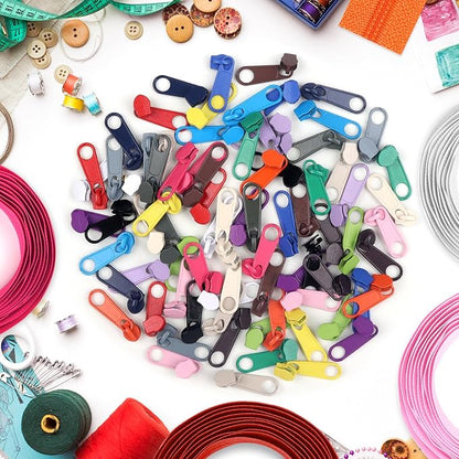 DOITEM 62 Yards 20 Pieces Sewing Zippers #3 Nylon Coil Zippers Assorted Zipper - Image 7