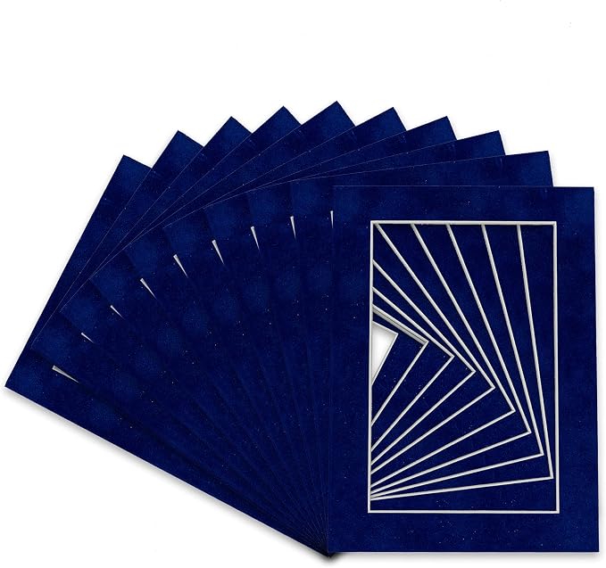 Pack of Ten Acid Free 11x14 Mats Bevel Cut by Poster+Palooza