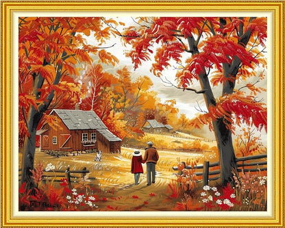 Funchey Stamped Cross Stitch Kits, DIY Cross Stitch Pattern by FuncheyCrossStitchKits