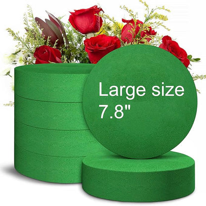 Max Shape Round Floral Foam Blocks, Large Dry Floral Foam by MaxShape