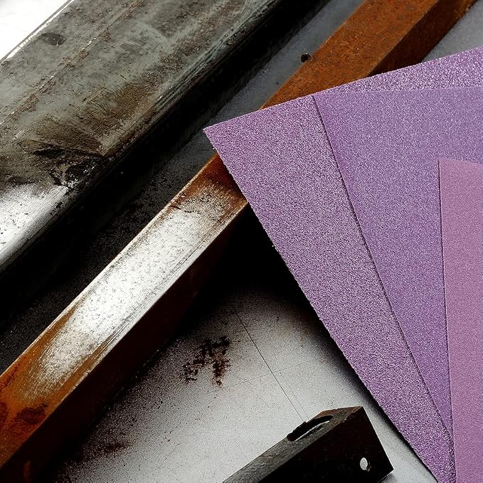 Sandpaper 120 Grit, Wet Dry Sanding Sheets 9 x 11 Inch, Advanced White Fused - Image 7