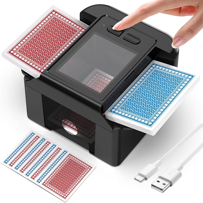 ShinePick Automatic Card Shuffler, Electric Shuffling Machine by ShinePick