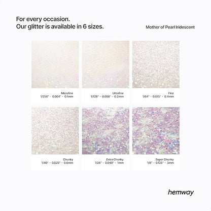 Hemway Polyurethane & Epoxy Resin Glitter 100g / 3.5oz Metallic Crystal Flake - Image 6