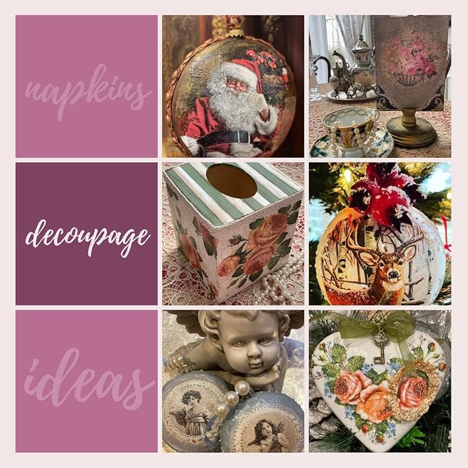 20-ct 13x13 Flowers Paper Luncheon Decoupage Napkins, 3-Ply Servilletas Printed - Image 5