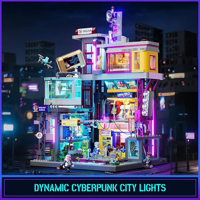 Cyberpunk Game Stack Lighting-Building-Bricks Set - Image 8