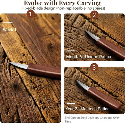 COZYGIFT Wood Carving Kit for Adults & Beginners - Image 6