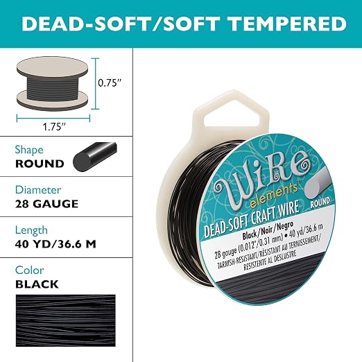 The Beadsmith Wire Elements Craft Wire – Tarnish Resistant, Soft Temper - Image 2