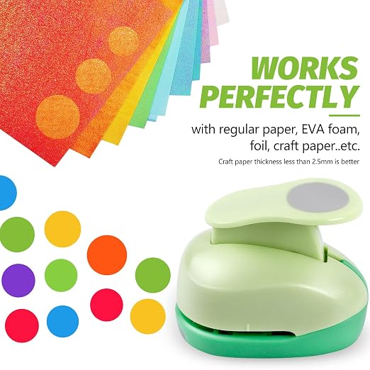 UCEC Circle Punch, 1 5/8 Inch Paper Punch, Circle Hole Punch, Round Shaped - Image 5