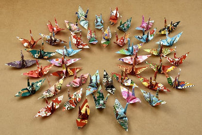 50 Origami Paper Yuzen Washi Paper Different Patterns Japanese Print 6x6 inches - Image 7