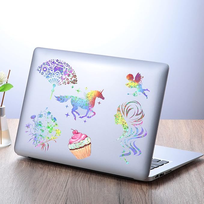 Outus 24 Sheets Holographic Sticker Paper Holographic Laminate Sheets - Image 6