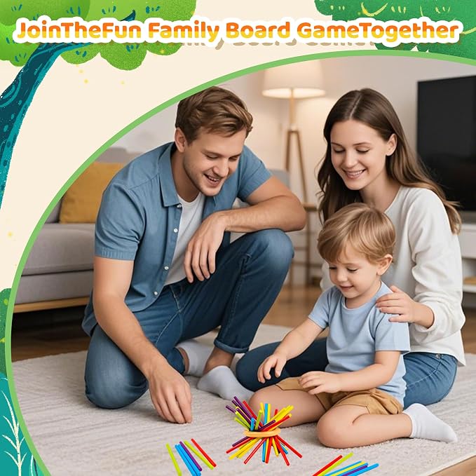 Montessori Wooden Board Games for Kids 3-8 Years, 3 in 1 of Playing, Math - Image 6