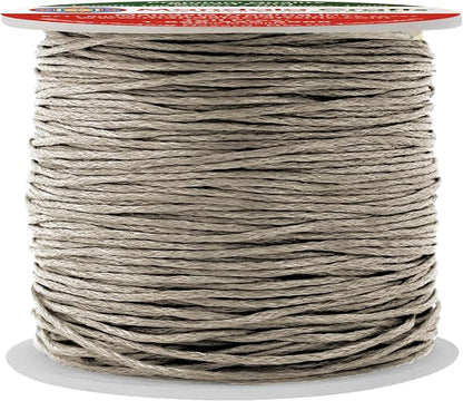 Mandala Crafts 1mm 109 Yards Taupe Cotton Waxed Cord by MandalaCrafts