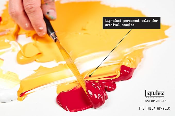 Liquitex Professional Heavy Body Acrylic Paint, 16-oz Pot, Cadmium Free Yellow - Image 7