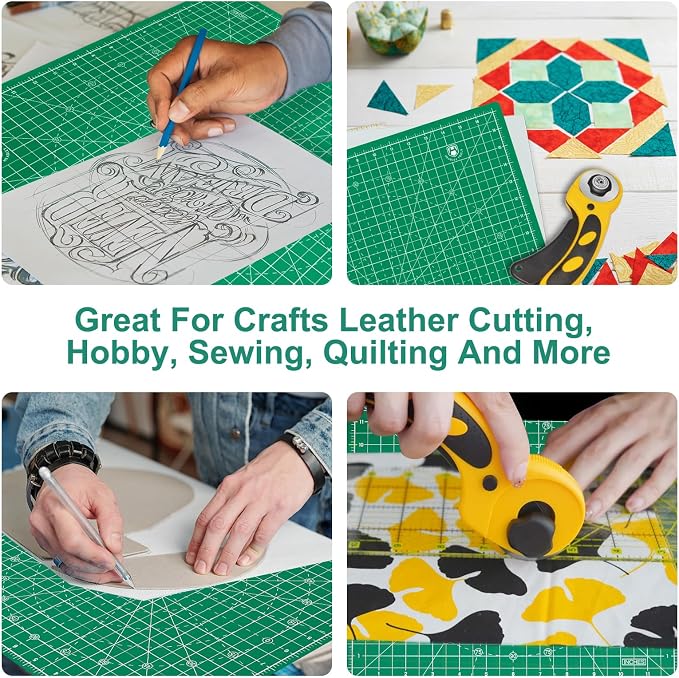 Headley Tools 17"x17" Rotating Cutting Mat, Self Healing Mat - Image 7