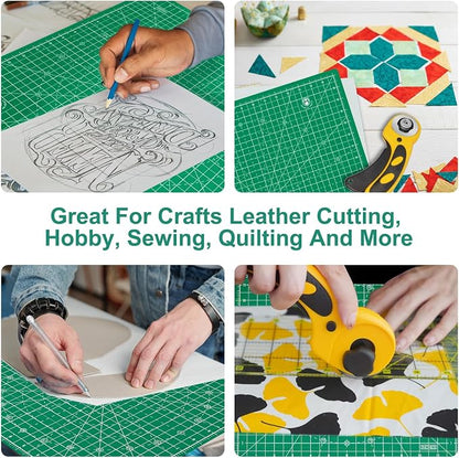Headley Tools 17"x17" Rotating Cutting Mat, Self Healing Mat - Image 7