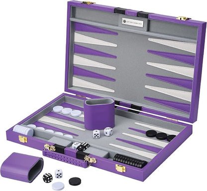 Get The Games Out Backgammon Set, Classic Board Game Case, 2 Players, Includes by GetTheGamesOut