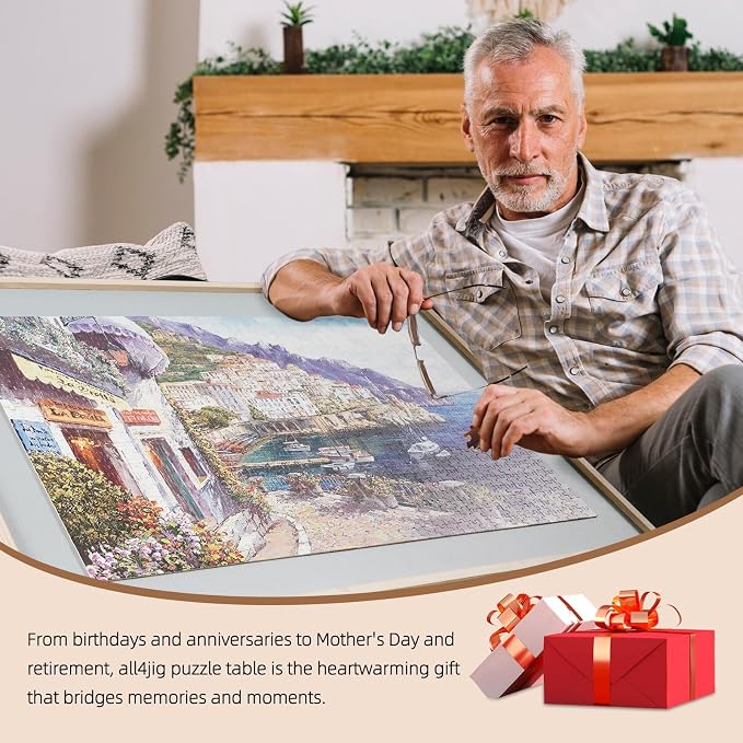 ALL4JIG 2000 Pieces 2-in-1 Tilting & Rotating Puzzle Board - Image 8