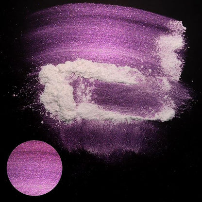 Matio Interference Mica Powder, 1.06oz/ 30g Ghost Purple Chrome Powder - Image 2