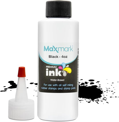 MaxMark Premium Refill Ink for self Inking Stamps and Stamp Pads by Maxmark