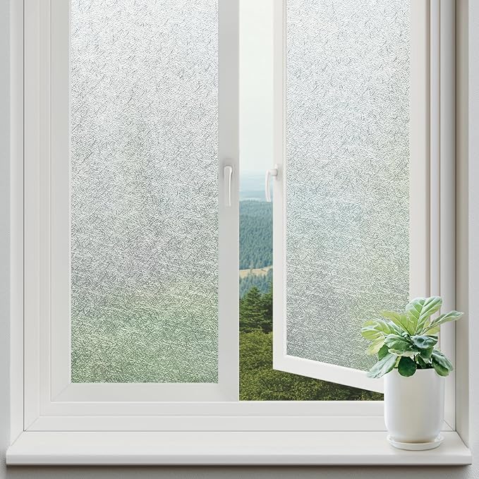 rabbitgoo Window Privacy Film Frosted Glass Film, Decorative Cling UV Sun by rabbitgoo