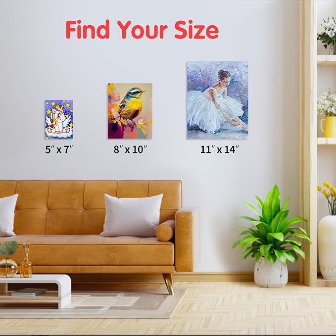 FIXSMITH Canvas Boards for Painting 8x10 Inch, Super Value 4 Pack Paint Canvases - Image 7