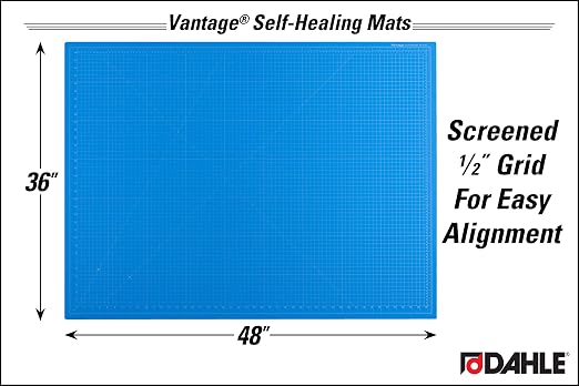 Dahle Vantage 10694 Premium Self-Healing Cutting Mat, 1/2" Grid, 5 Layers - Image 2