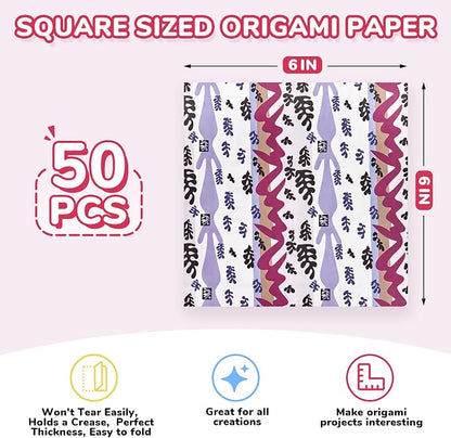 Origami Paper 6x6 Inches, 50 Sheets, Vintage Masterpiece & Impressionist Art - Image 7