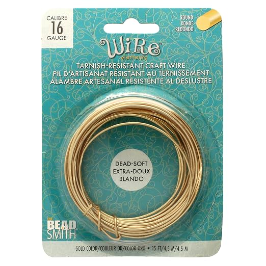 The Beadsmith Wire Elements Craft Wire – Tarnish Resistant, Soft Temper by TheBeadsmith