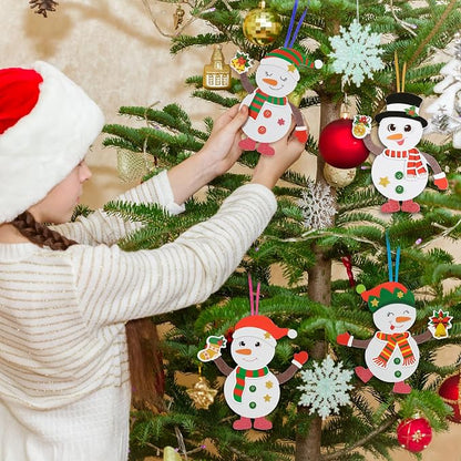Fennoral 12 Pack Snowman Craft Kits - Image 4