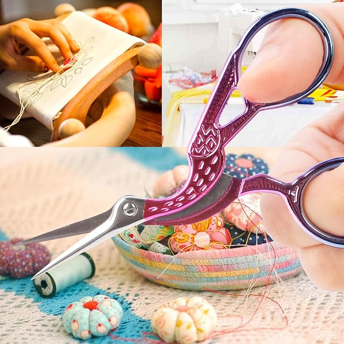BIHRTC Small Embroidery Detail Shears Crafting Scissor Sharp Tip Stainless - Image 6