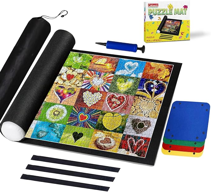 Celawork 1000 Pieces Puzzle mat roll up by Home
