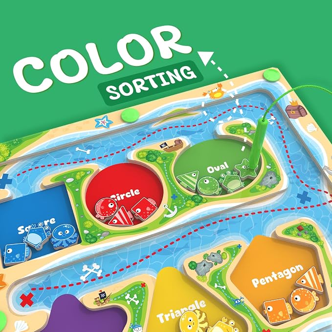 Magnetic Color & Shape Maze - Image 3