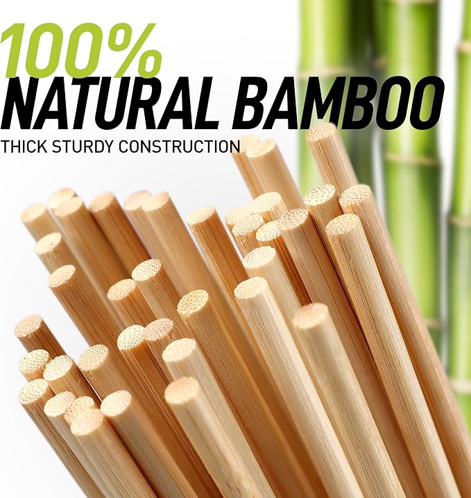 Zulay Kitchen Authentic Bamboo Marshmallow Smores Sticks - Image 2