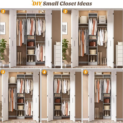 48" Small Closet Organizer, 4FT Small Closet System - Image 7