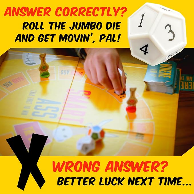 University Games, Smart Ass Trivia The Ultimate Who, Where Party Game, - Image 9