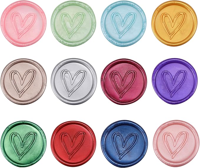Yoption 12 Pcs Mixed Colors Sealing Wax Sticks - Image 4