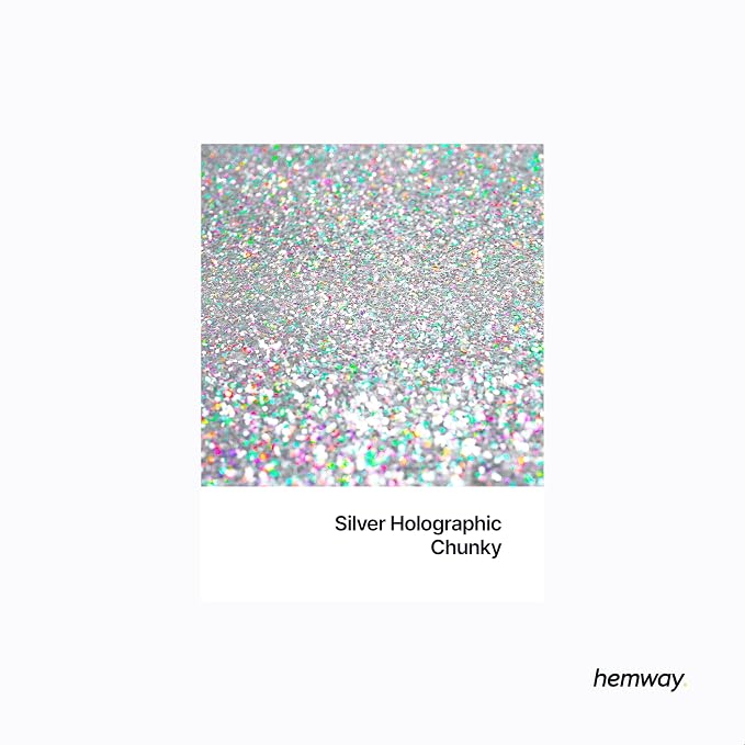Hemway Polyurethane & Epoxy Resin Glitter 100g / 3.5oz Metallic Crystal Flake - Image 2